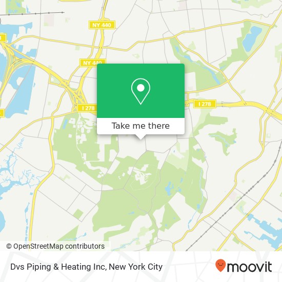 Mapa de Dvs Piping & Heating Inc