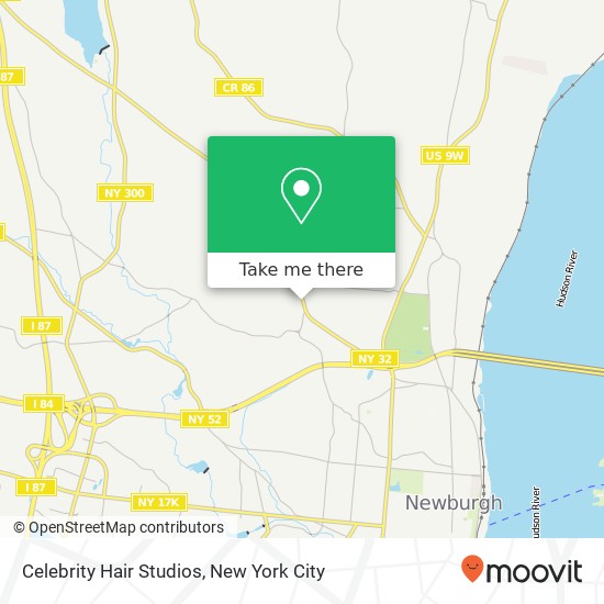 Celebrity Hair Studios map