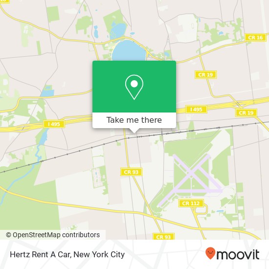 Hertz Rent A Car map