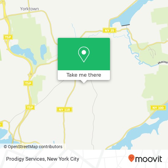 Prodigy Services map