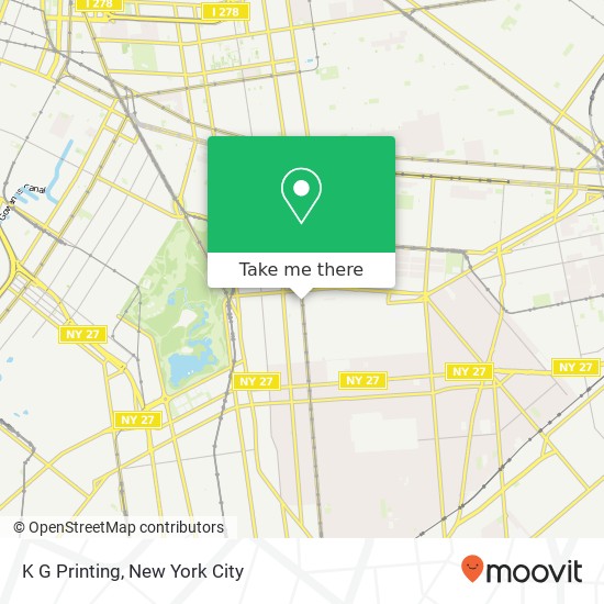 K G Printing map