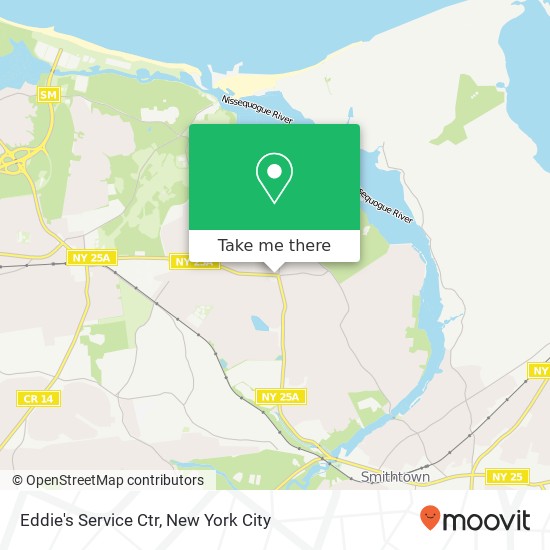 Eddie's Service Ctr map