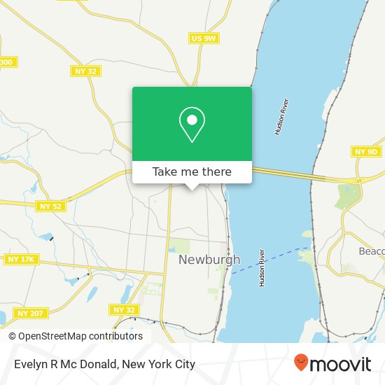 Evelyn R Mc Donald map
