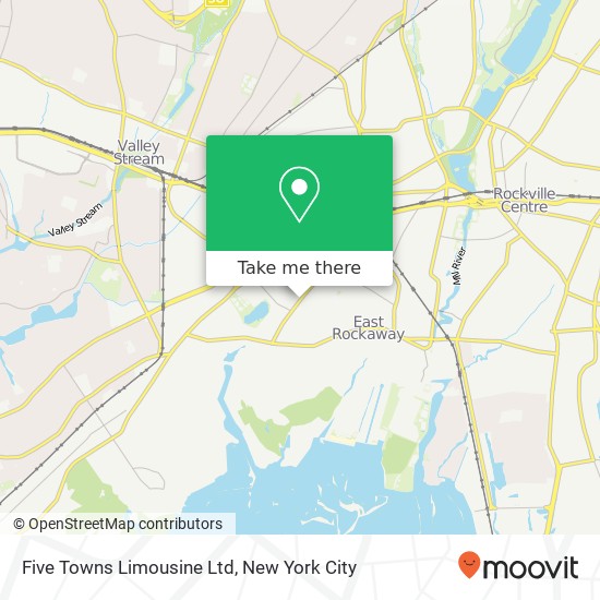 Mapa de Five Towns Limousine Ltd