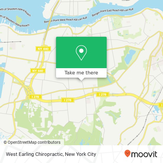 West Earling Chiropractic map