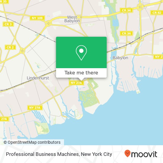 Mapa de Professional Business Machines