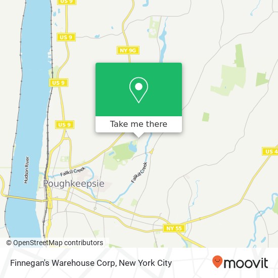 Finnegan's Warehouse Corp map