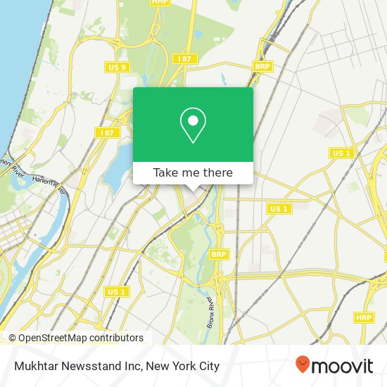 Mukhtar Newsstand Inc map