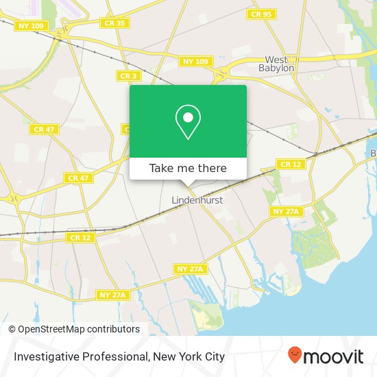 Investigative Professional map