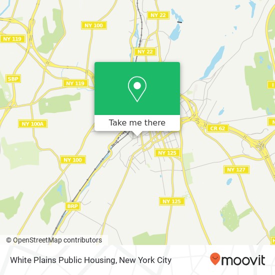 White Plains Public Housing map