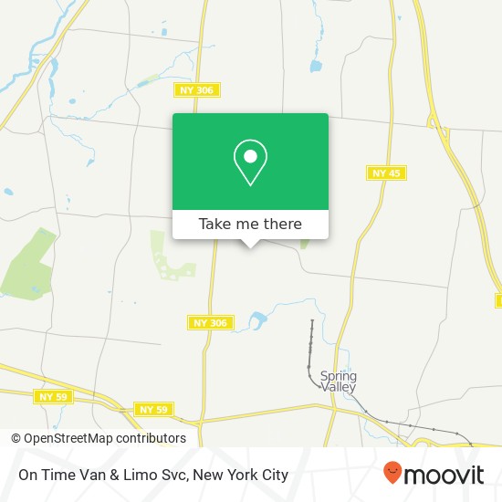 Mapa de On Time Van & Limo Svc