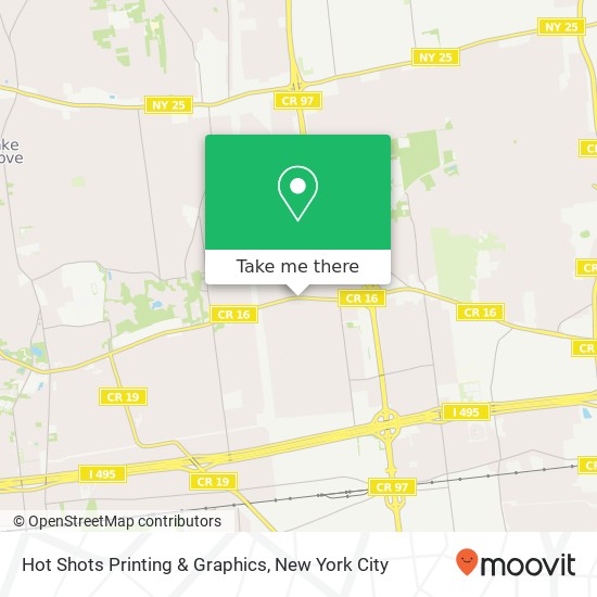 Mapa de Hot Shots Printing & Graphics