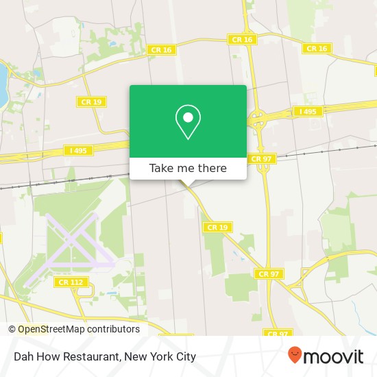 Mapa de Dah How Restaurant