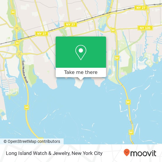 Long Island Watch & Jewelry map