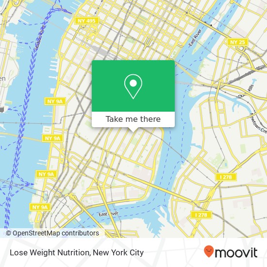 Lose Weight Nutrition map