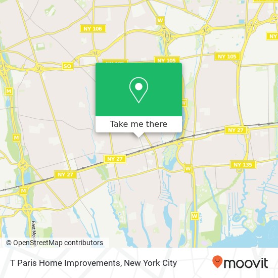 T Paris Home Improvements map