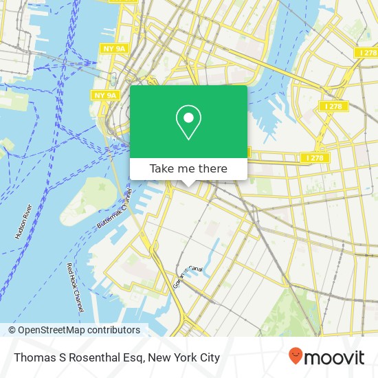 Mapa de Thomas S Rosenthal Esq