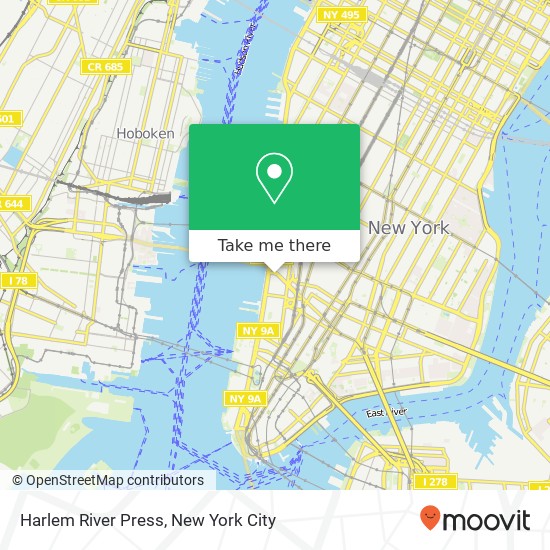 Mapa de Harlem River Press