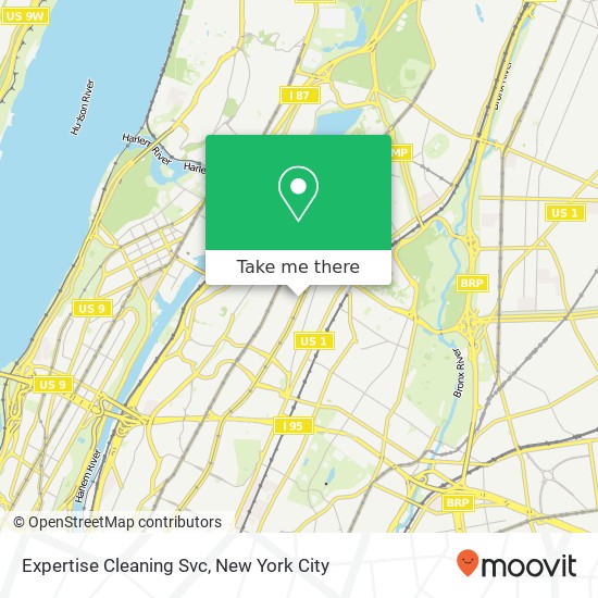 Mapa de Expertise Cleaning Svc