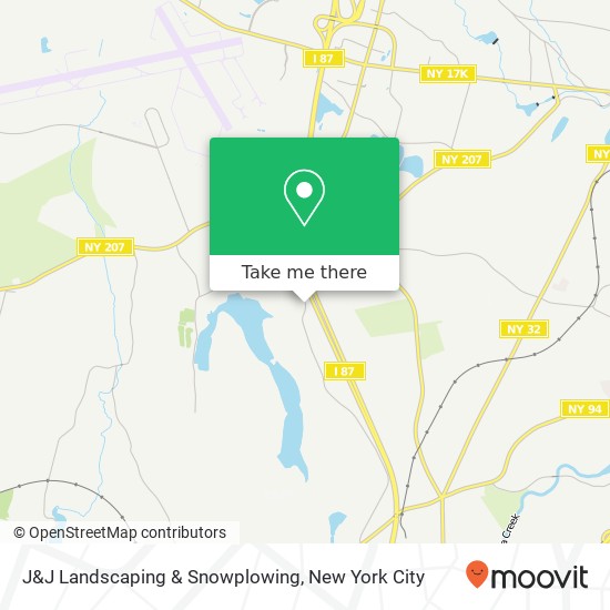 J&J Landscaping & Snowplowing map