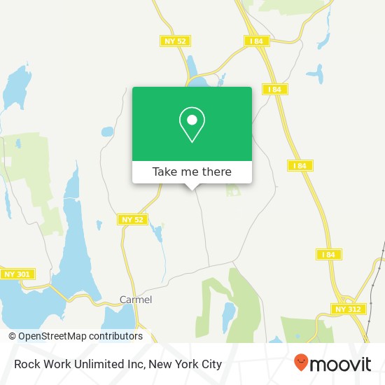 Mapa de Rock Work Unlimited Inc