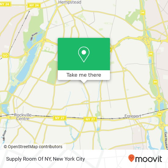 Mapa de Supply Room Of NY