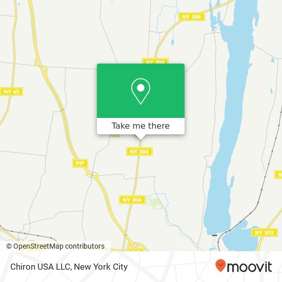 Chiron USA LLC map