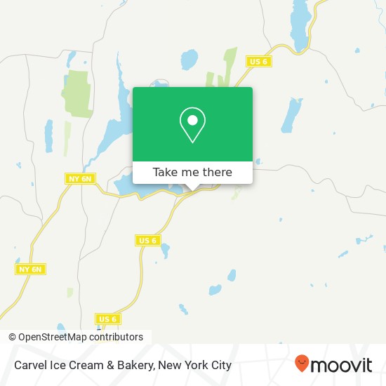 Mapa de Carvel Ice Cream & Bakery