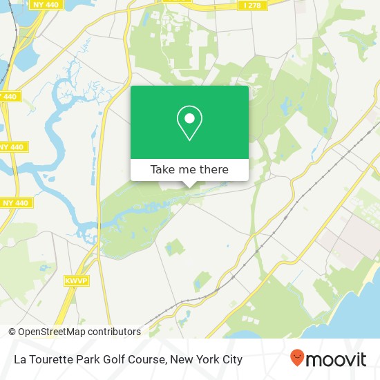 Mapa de La Tourette Park Golf Course