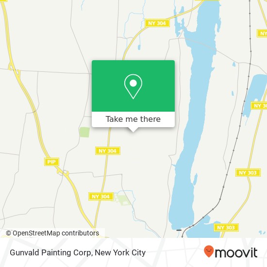 Mapa de Gunvald Painting Corp