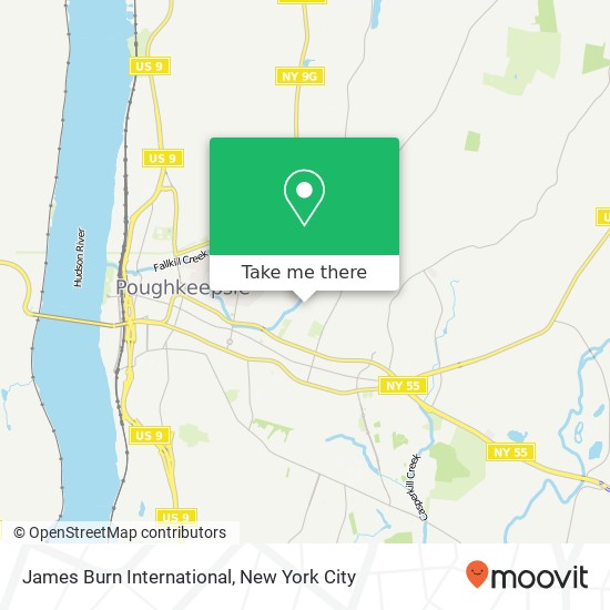 James Burn International map
