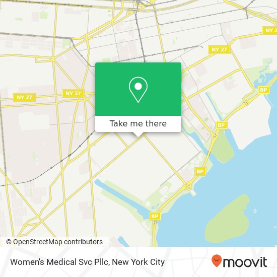 Mapa de Women's Medical Svc Pllc