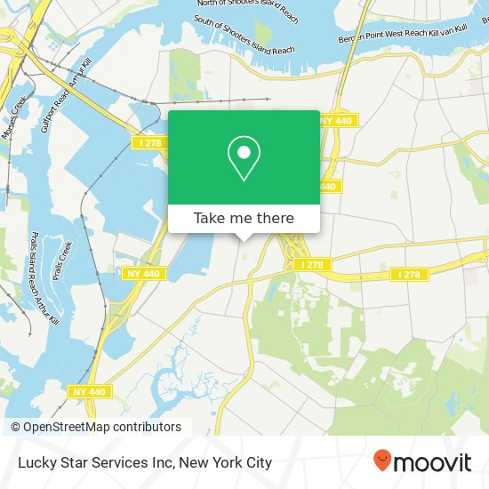 Lucky Star Services Inc map