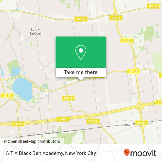 Mapa de A T A Black Belt Academy