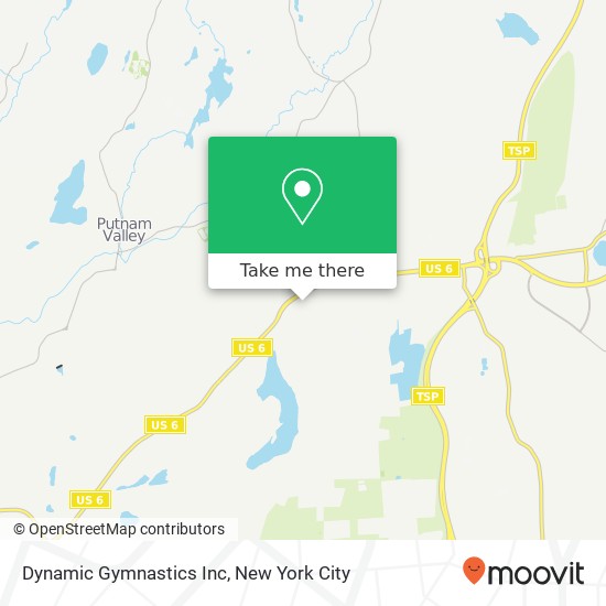 Dynamic Gymnastics Inc map