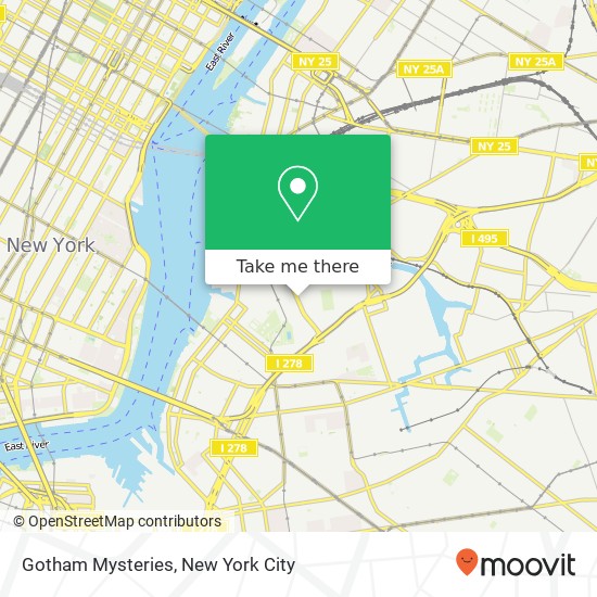 Gotham Mysteries map