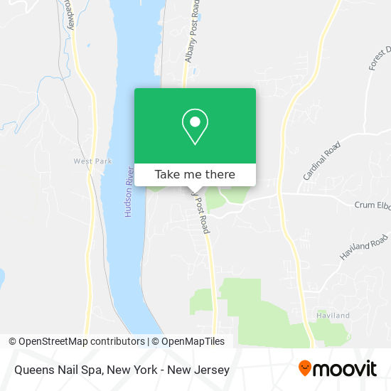 Queens Nail Spa map