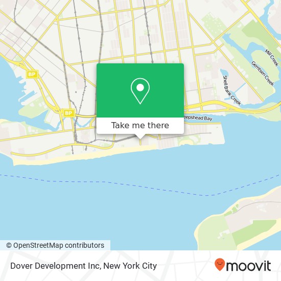 Dover Development Inc map