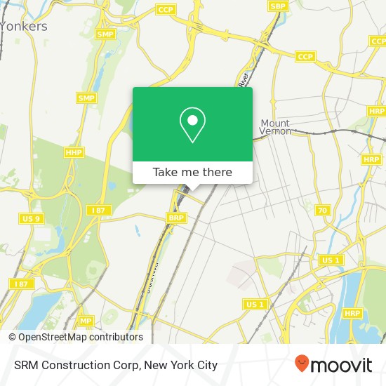 SRM Construction Corp map