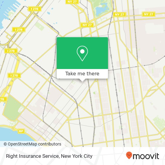 Mapa de Right Insurance Service