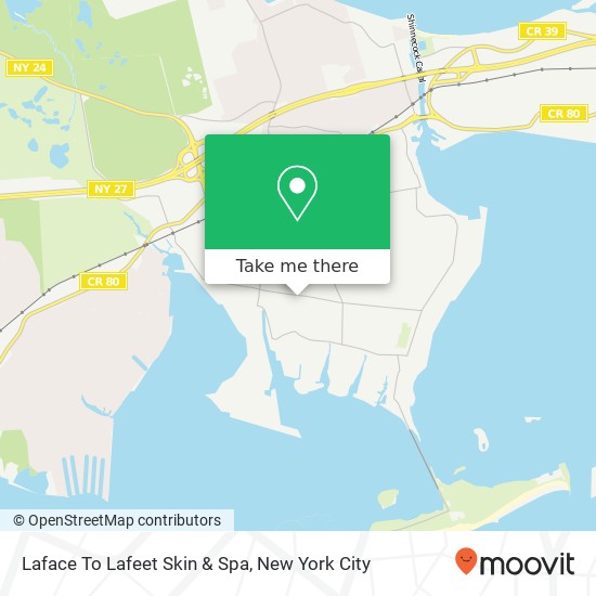 Laface To Lafeet Skin & Spa map