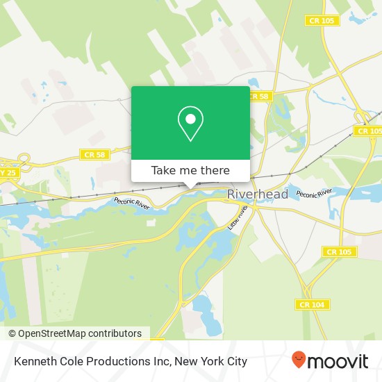Kenneth Cole Productions Inc map