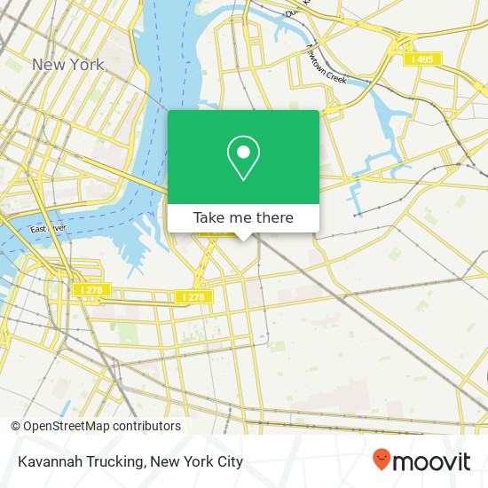 Kavannah Trucking map