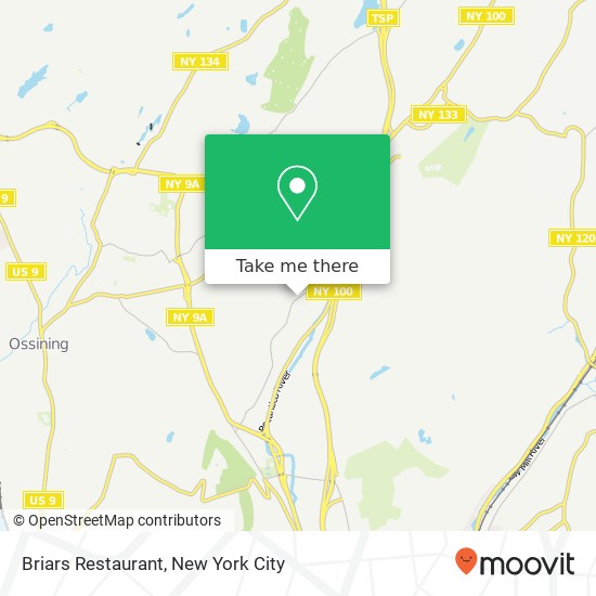 Mapa de Briars Restaurant