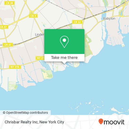 Mapa de Chrisbar Realty Inc