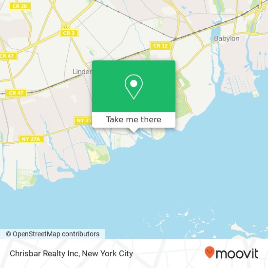 Chrisbar Realty Inc map