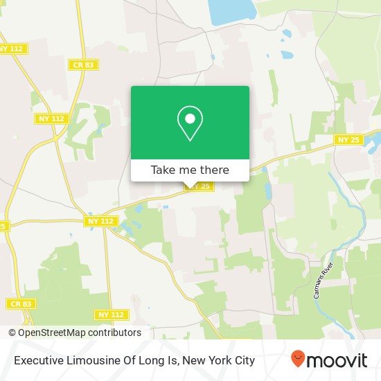 Executive Limousine Of Long Is map