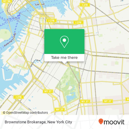 Brownstone Brokerage map