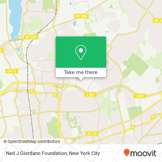 Mapa de Ned J Giordano Foundation