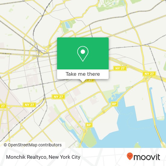 Mapa de Monchik Realtyco